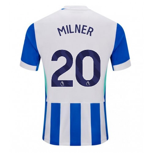 Brighton James Milner #20 Fußballbekleidung Heimtrikot 2025-26 Kurzarm
